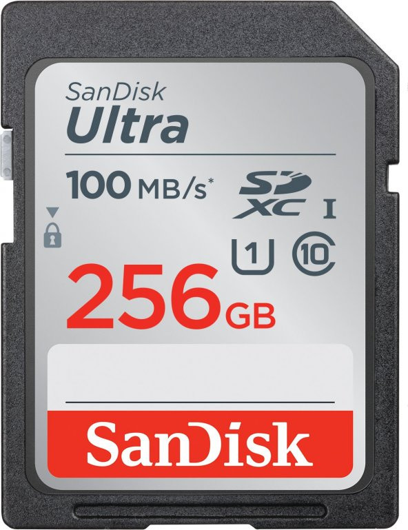 SANDISK 256GB Ultra SDXC UHS-I 100MB/S MicroSD Kart SDSDUNR-256G-GN3IN ürün görseli 1