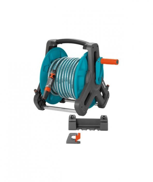 Gardena 8009-20 Classic 50 Duvara Monte Hortum Makarası Seti ürün görseli 1