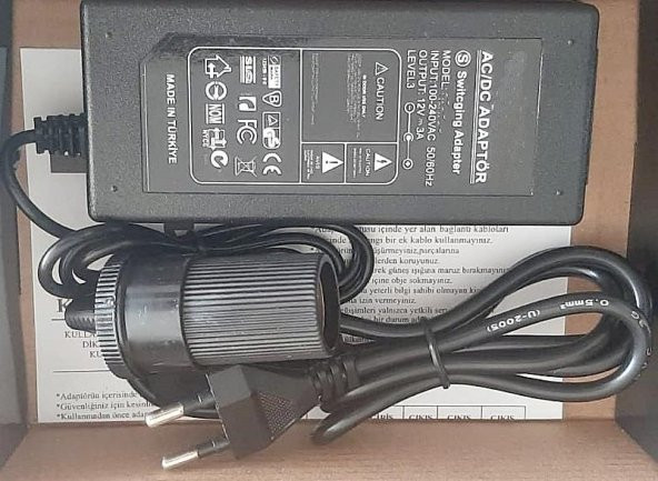 Çakmak Adaptörü Araç Çakmaklık Çevirici  Ev Tipi Çevirici 36W/3A/12V(Açıklamayı okumadan ürünü almayınız) ürün görseli 1