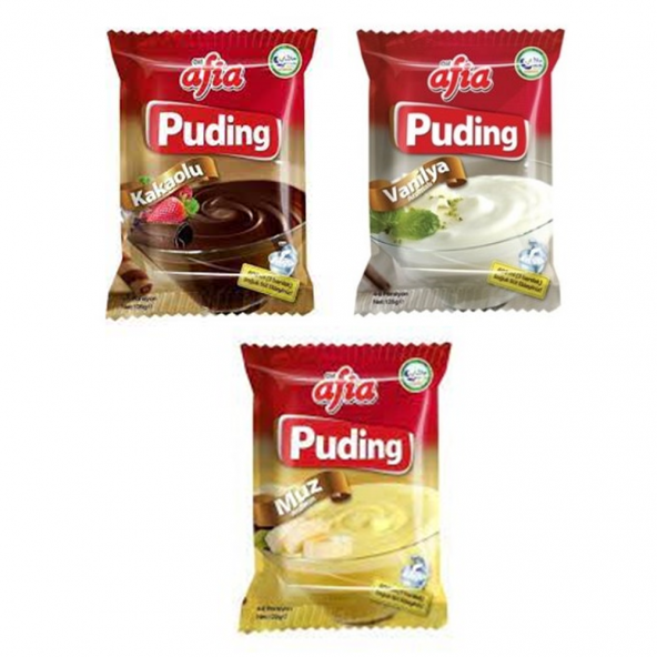 Afia Kakaolu Vanilyalı Muzlu Puding, 3'lü Puding ürün görseli 1