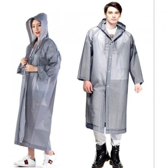 Marlux Raincoat Eva Yağmurluk -Gri ürün görseli 1