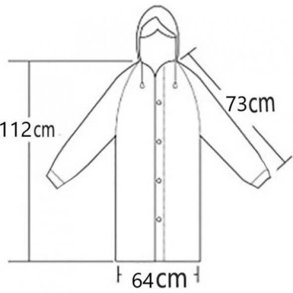 Marlux Raıncoat Eva Unisex Yağmurluk - Resim 5