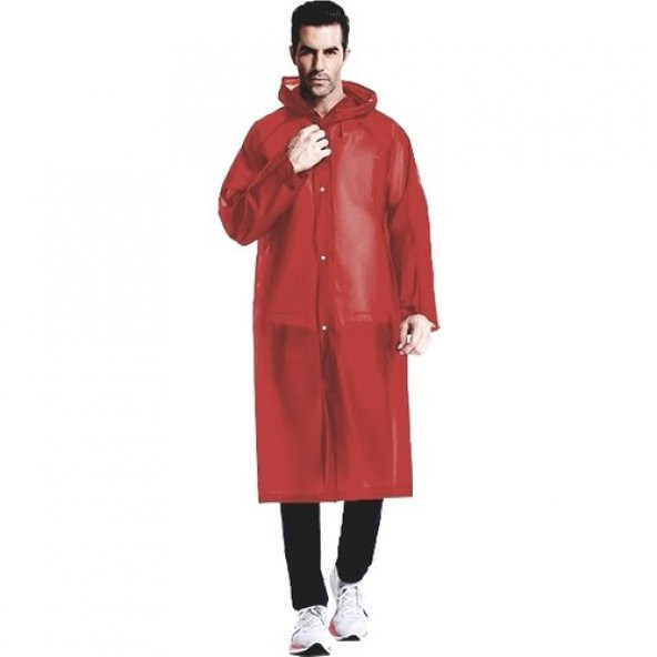 Eleven Market Raıncoat Eva Unisex Bordo Yağmurluk ürün görseli 1