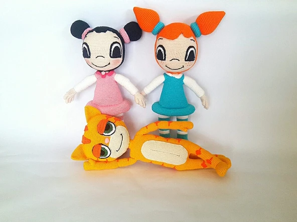 Canım Kardeşim Mine Müge Mıncır Takım Amigurumi Organik Oyuncak ürün görseli 1