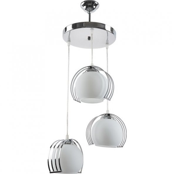 Mylight Üçlü Sarkıt Avize Krom ürün görseli 1