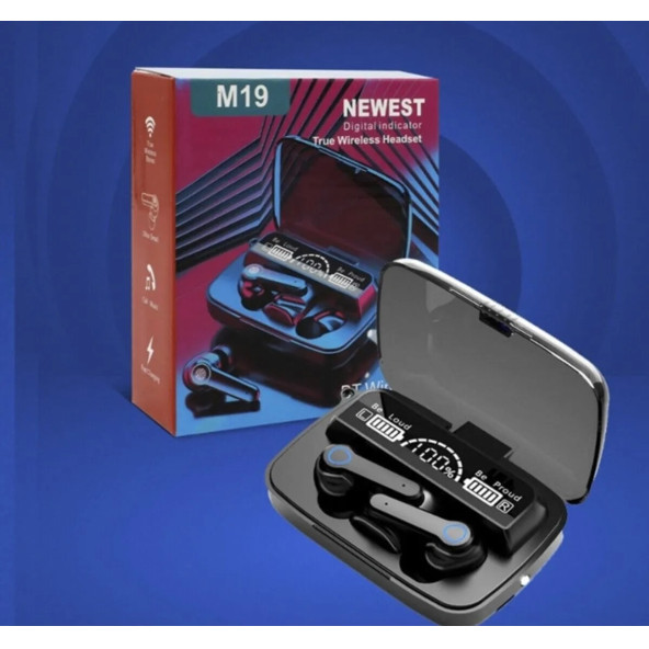 ANDROİD VE IOS UYUMLU BLUETOOTH M19 KULAKLIK - Resim 3