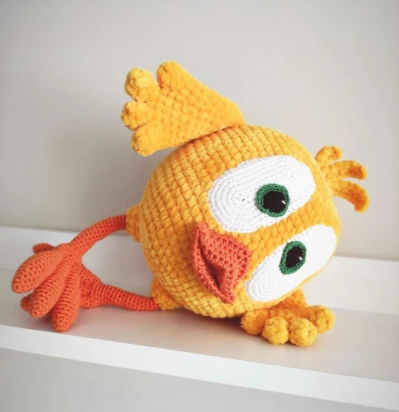 Where's Chicky Amigurumi Organik Oyuncak - Resim 4