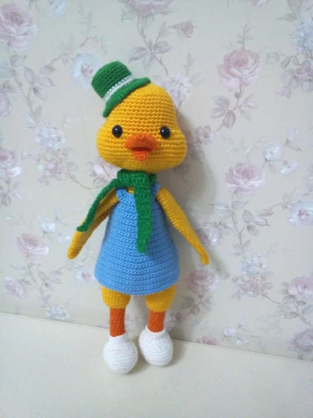Ördek Marty Amigurumi Organik Oyuncak ürün görseli 1