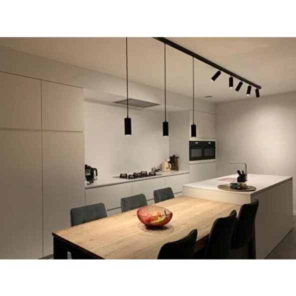 MYLİGHTS RAY SPOT ESKİTME 8li LED SPOT 2 MT RAY ÜZERİNDE GÜN IŞIĞI LEDLİ ürün görseli 1