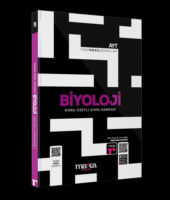 AYT Biyoloji Konu Özetli Yeni Nesil Soru Bankası Tamamı Video Çözümlü Marka Yayınları ürün görseli 1
