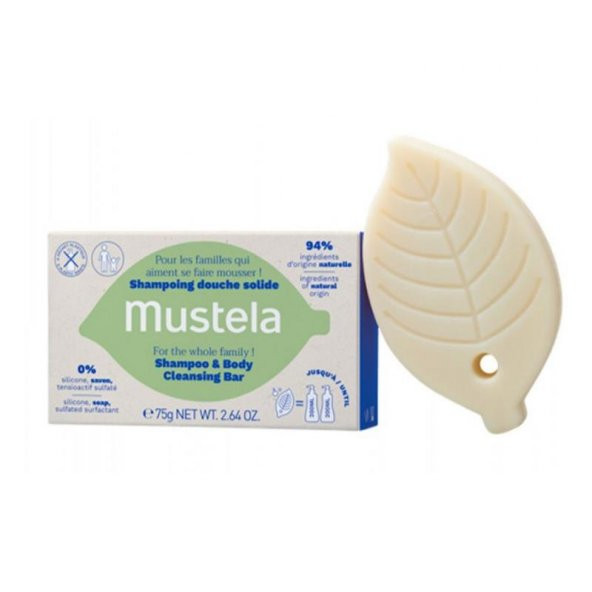 Mustela Shampoo Body Cleansing Bar 75 g ürün görseli 1