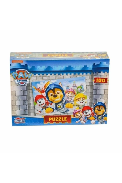 LAÇO PAW PATROL 100 PARÇA PUZLE PW7910,Çocuklar İçin Paw Patrol Puzzle ürün görseli 1