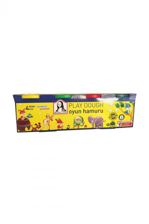 MONALİSA OYUN HAMURU 120 GR X 4 ADET ürün görseli 1
