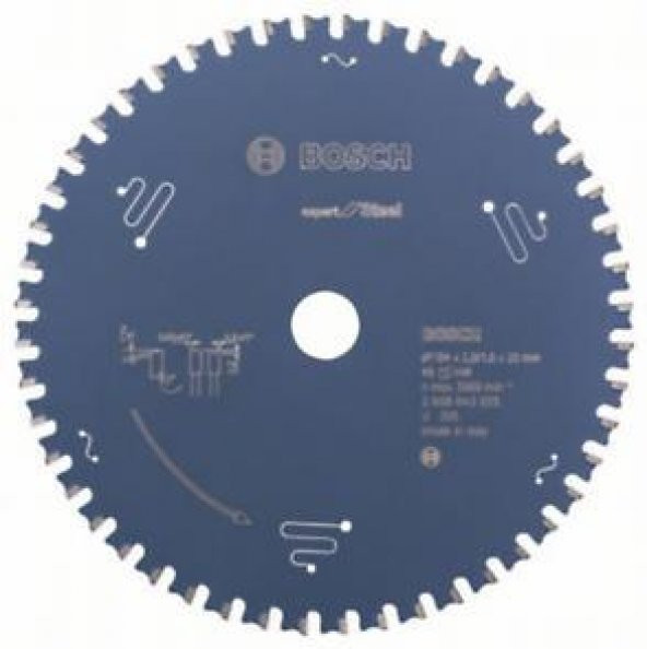 BOSCH EXST Daire Testere Bıçağı 184*20 mm 48 D E 2.608.643.055 ürün görseli 1