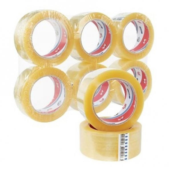 Vege 45x100 mt. Koli Bandı Şeffaf 6lı Paket (FİL) ÜCRETSİZ KARGO ürün görseli 1