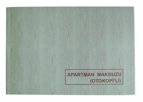 DİLMAN APARTMAN MAKBUZU 2 NÜSHA OTOKOPİLİ ürün görseli 1