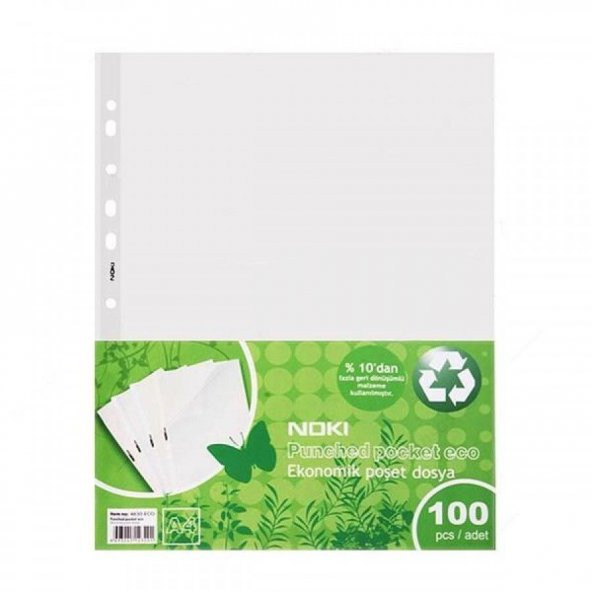 NOKİ POŞET DOSYA ECO 100 LÜ 4830 ÜCRETSİZ KARGO ürün görseli 1