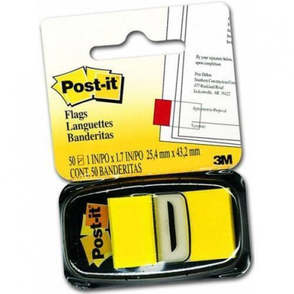 Post-It Index İşaret Bandı Sarı 50 Yaprak 680-5 Post-It ürün görseli 1
