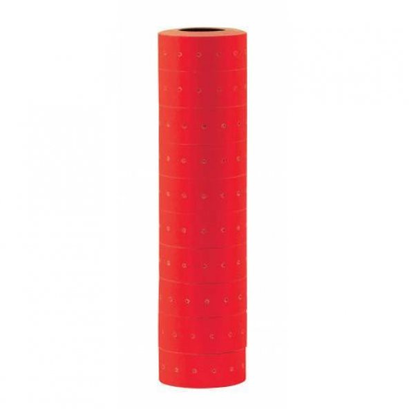 KRAF MOTEX FİYAT ETİKETİ FOSFORLU KIRMIZI 12 X 21MM ürün görseli 1