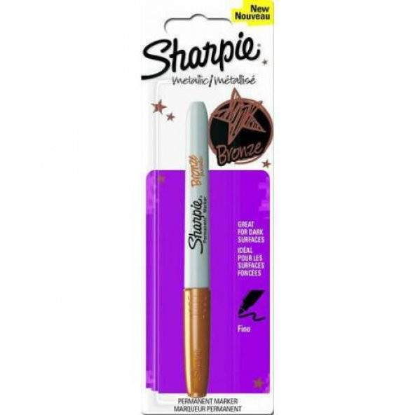SHARPİE PERMANENT KALEM METALİK BRONZ ürün görseli 1
