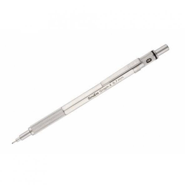 Scrikss Graph X Versatil Kalem Metal 0.7 MM Saten Gri (STN) ürün görseli 1