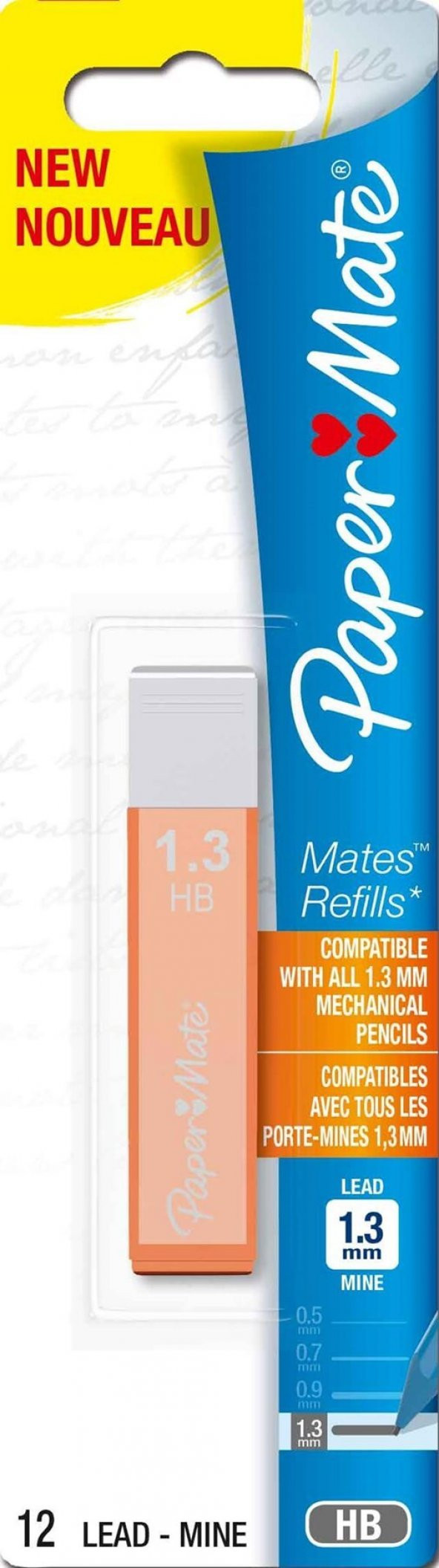 Paper Mate 1.3 mm Uç HB Mekanik Kurşun Kalem Yedek Ucu 12li Tüp ürün görseli 1