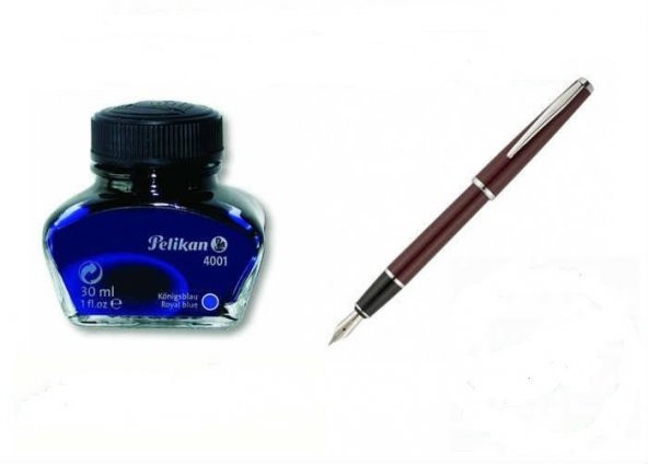 SCRIKSS 33 DOLMAKALEM + PELİKAN DOLMA KALEM MÜREKKEBİ 30 ML ürün görseli 1