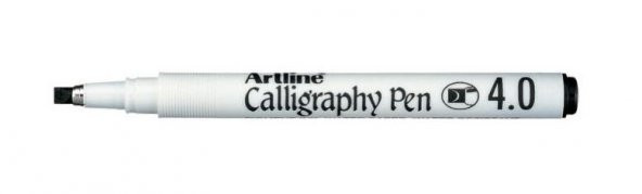 ARTLINE KALİGRAFİ KALEMİ 4.0MM ERGOLINE 244 SİYAH ÜCRETSİZ KARGO ürün görseli 1