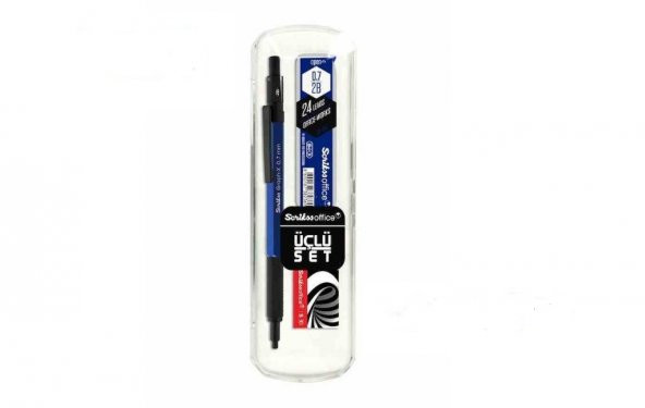SCRIKSS GRAPH-X VERSATİL KALEM 3LÜ SET 0.7MM MAVİ ÜCRETSİZ KARGO ürün görseli 1