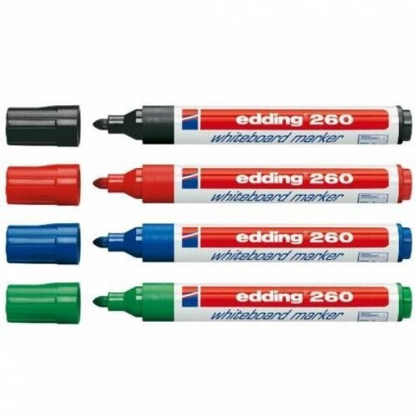 Edding 260 Silinebilir Yazı Tahtası Kalemi Board Marker 4 Renk ürün görseli 1