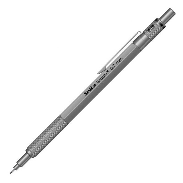 Scrikss Graph X Versatil Kalem Metal 0.7 MM Koyu Gri (Kurşun) ürün görseli 1
