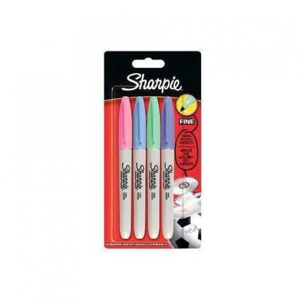 Sharpie Fine Permanent Markör Kalem Pastel Renkler Ücretsiz Kargo ürün görseli 1