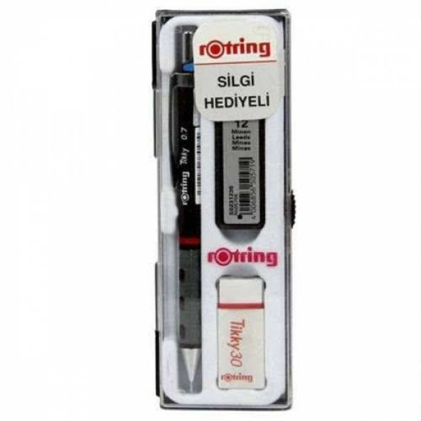 ROTRİNG Tikky 0.7 Kalem + Uç + Silgi Set ÜCRETSİZ KARGO ürün görseli 1