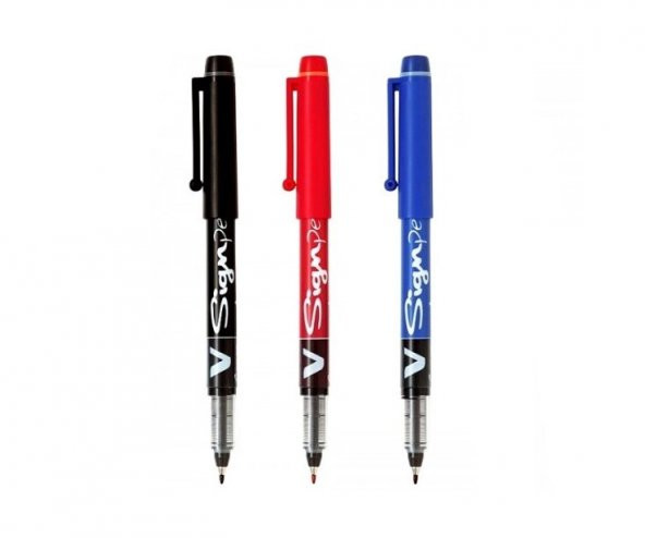 PİLOT V-SİGN PEN İMZA KALEMİ 2.0 MM 3 FARKLI RENK ürün görseli 1