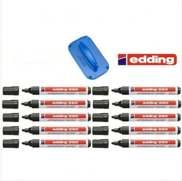 Edding 260 Silinebilir Yazı Tahtası Kalemi Seti Board Marker ürün görseli 1