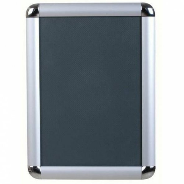 A4 ALÜMİNYUM AÇILIR KAPANIR RONDO KÖŞELİ ÇERÇEVE 21CM X 30CM ürün görseli 1