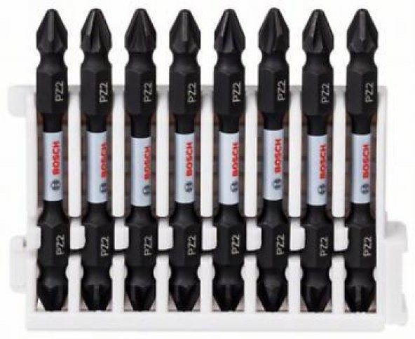bosch ImpactC Vidalama Çift Uç PZ2*65mm 8´li  2.608.522.338 ürün görseli 1