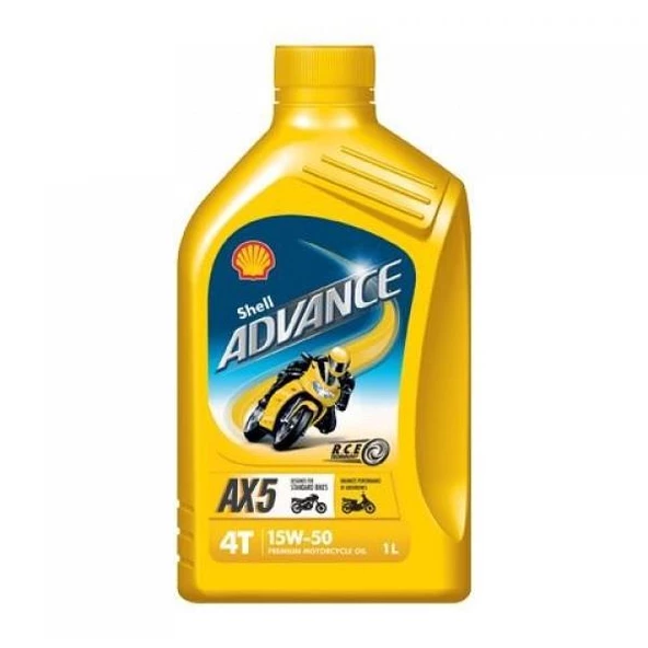 SHELL ADVANCE AX5 4T 15W-50 1LT ürün görseli 1