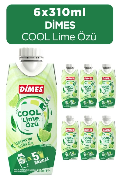 Dimes Cool Lime Özü 310 Ml 6lı Paket ürün görseli 1
