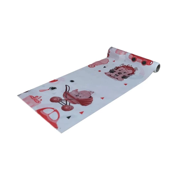 Pratikser Tek Kullanımlık Alt Değiştirme Örtüsü Baskılı - 50x65cm - 7 Rulo ürün görseli 1