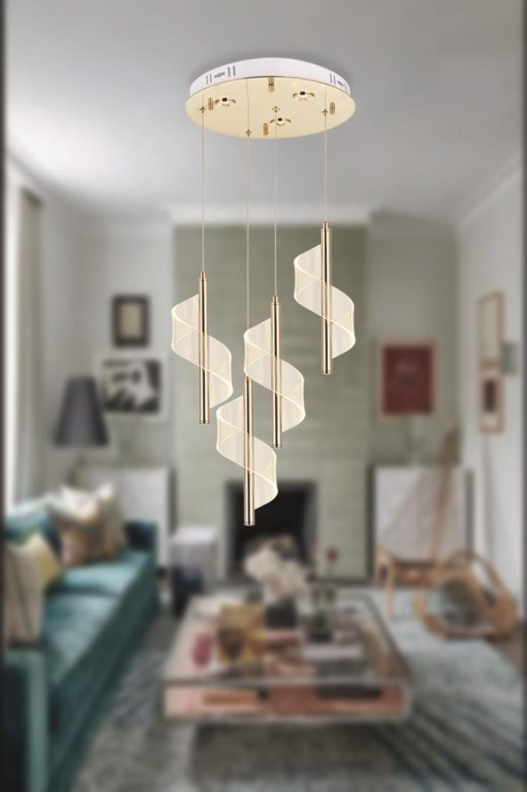 Eray Aydınlatma P7077-3+1 4lü Sarkıt Led Avize - Resim 2