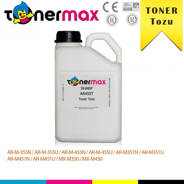 Sharp AR455T / ARM355N / ARM355U / ARM455N / ARM455U / ARM351N / ARM351U / ARM451N / ARM451U / MXM350 / MXM450 Toner Tozu 1000 GR. ürün görseli 1