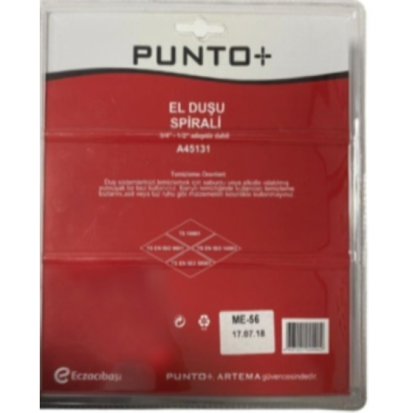 Punto Spiral Duş Hortumu 150 cm (A45131) ürün görseli 1