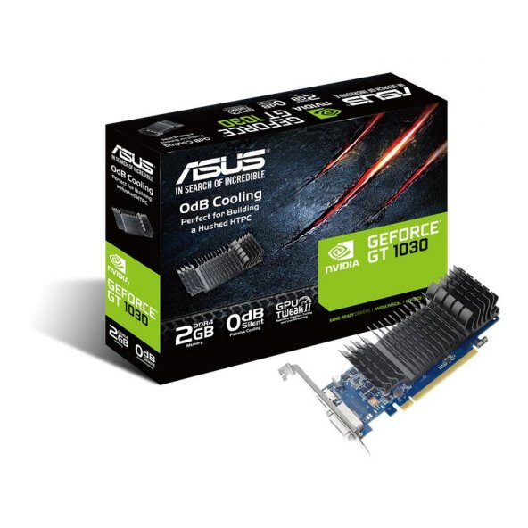 Asus GT1030-SL-2GD4-BRK 2GB 64Bit DDR4 HDMI/DVI PCI 3.0 Ekran Kartı ürün görseli 1