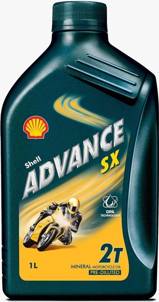 SHELL ADVANCE SX 2T MİNERAL MOTOR YAĞI 1LT ürün görseli 1