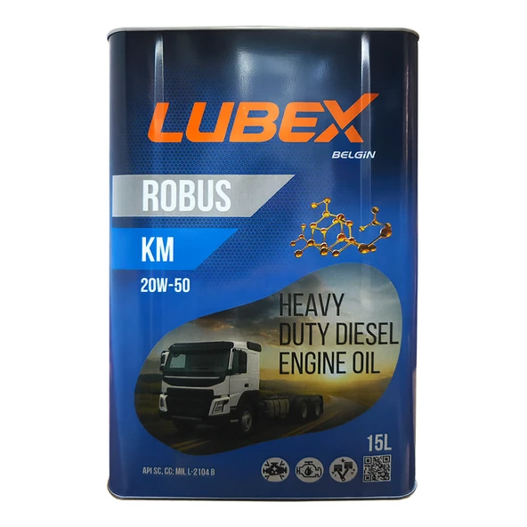 Lubex Robus Km 20W-50 15 Lt Mineral Dizel Motor Yağı ürün görseli 1