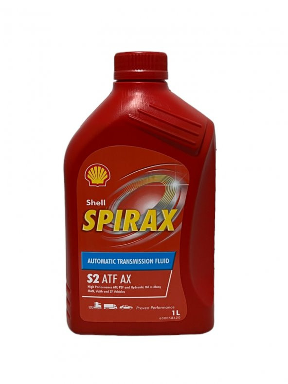 Shell Sprirax S2 ATF AX Otomatik Şanzıman Yağı 1 Litre ürün görseli 1