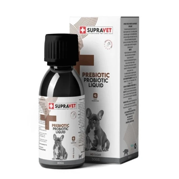 Supravet Köpek Bağışıklık Güçlendirici Sıvı Probiyotik + Prebiyotik Takviyesi 100ml ürün görseli 1