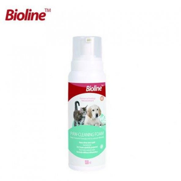 Bioline Kedi&Köpek Pati Temizleme Köpüğü 150 Ml ürün görseli 1