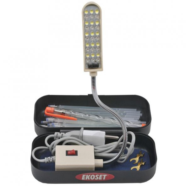 Ekoset Ultraviyole UV Led Lamba ve 20 Adet İnce Tip UV Kalem Seti ürün görseli 1